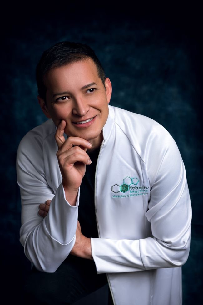 Stock portrait for clinician profile design preview