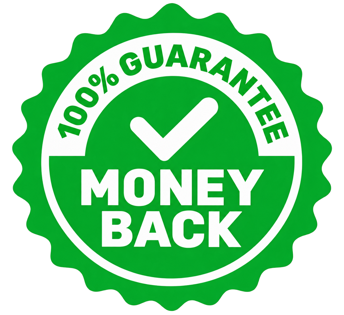 100% money-back guarantee — see refund policy